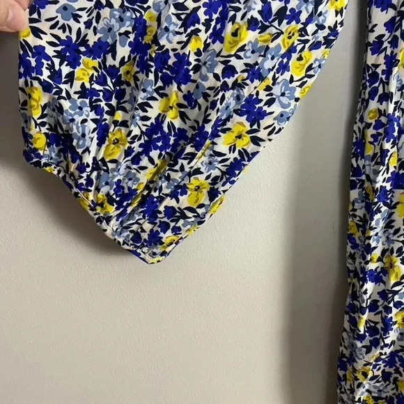 Old Navy Yellow and Blue Floral Shift Dress - Picture 4 of 11